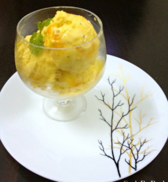 Fresh Mint & Mango Creamsicle Ice-cream2