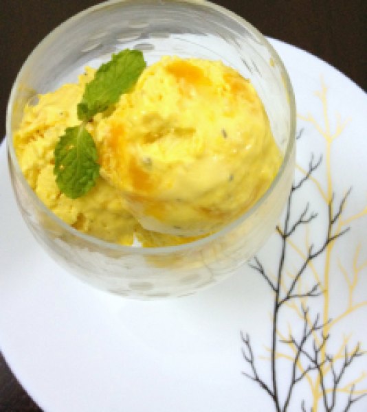 Fresh Mint & Mango Creamsicle Ice-cream3