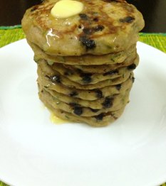 Skinny Banana Zucchini Chocolate-Chip Buttermilk Pancakes2