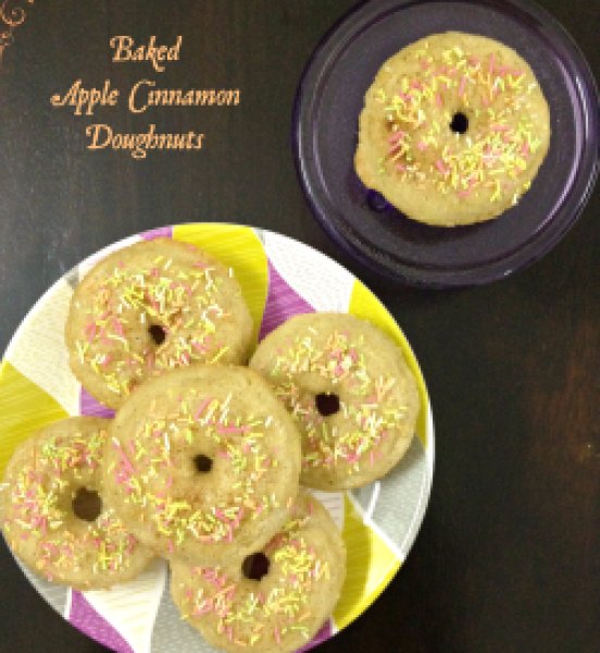 Baked Apple Cinnamon Doughnuts1