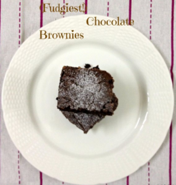 (Fudgiest!) Chocolate Brownies2