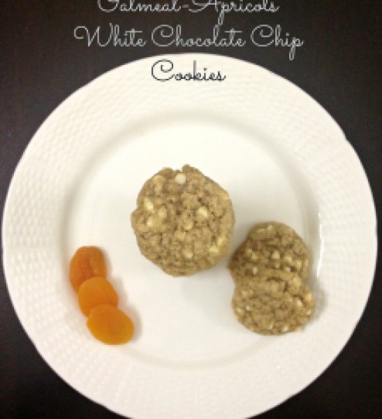 Oatmeal-Apricots White Chocolate Chip Cookies3