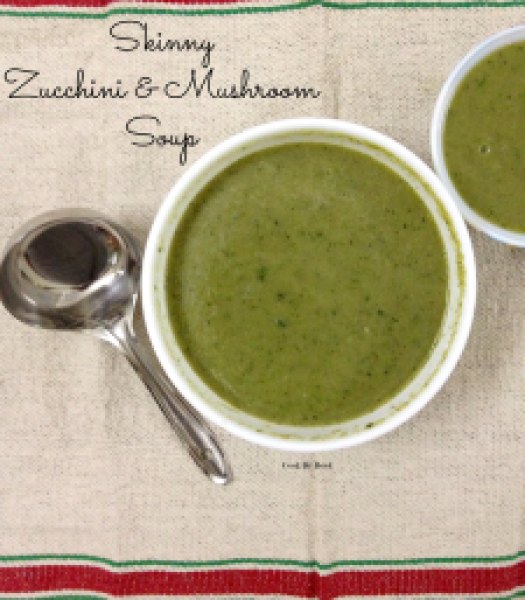 Skinny Zucchini & Mushroom Soup1