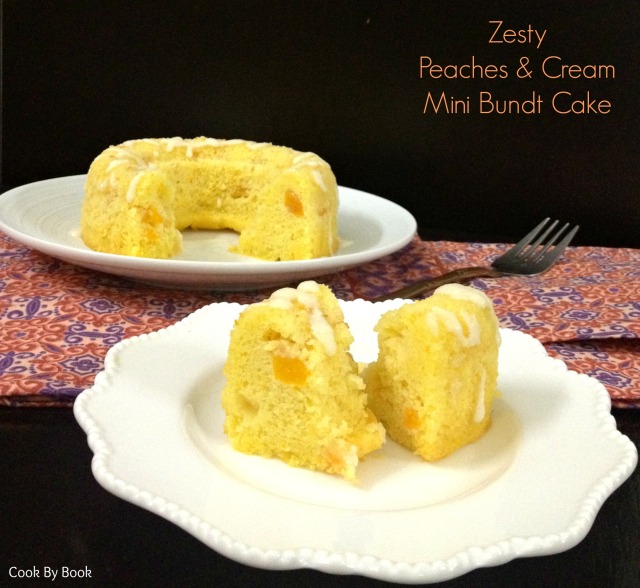 Zesty Peaches & Cream Mini Bundt Cake4